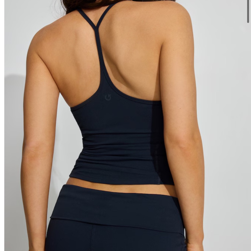 Garage SoftActive Y-Back Tank Top in Marina Blue - Picture 3 of 5